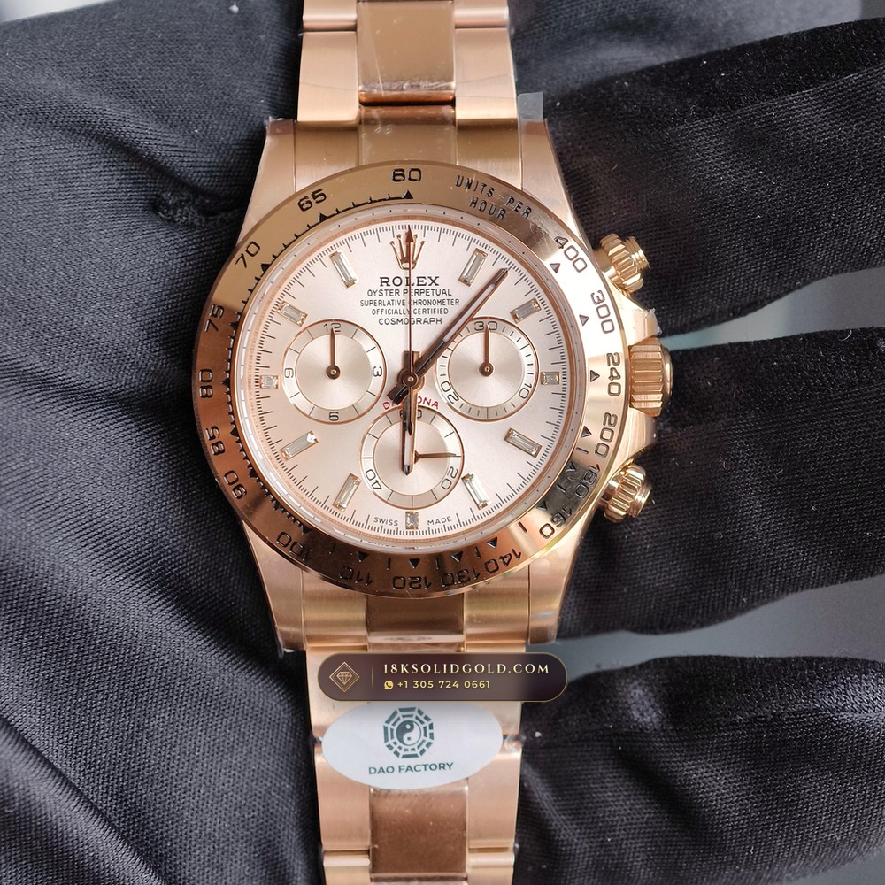 Rolex Cosmograph Daytona 18K Everose Gold Geneva Atelier Spec Reference 116505 — Hallmarked Edition