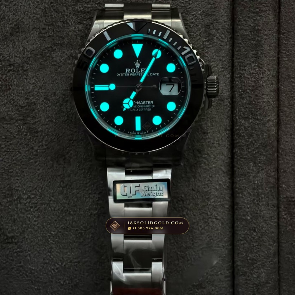 Rolex Yacht-Master 42 RLX Titanium Matte Black Dial Reference 226627 — Salon Edition — Studio Gallery Plate IX in Grade 5 Titanium Monobloc (101.5g Verified Mass, Rolex Manufacture Cal. 3235 - 70h Power Reserve)
