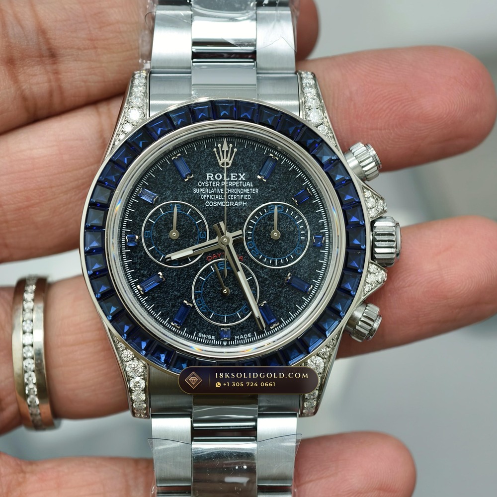 Rolex Cosmograph Daytona Black Obsidian Dial & Sapphire Bezel 18K White Gold Reference 126599TSA — Hallmarked Edition