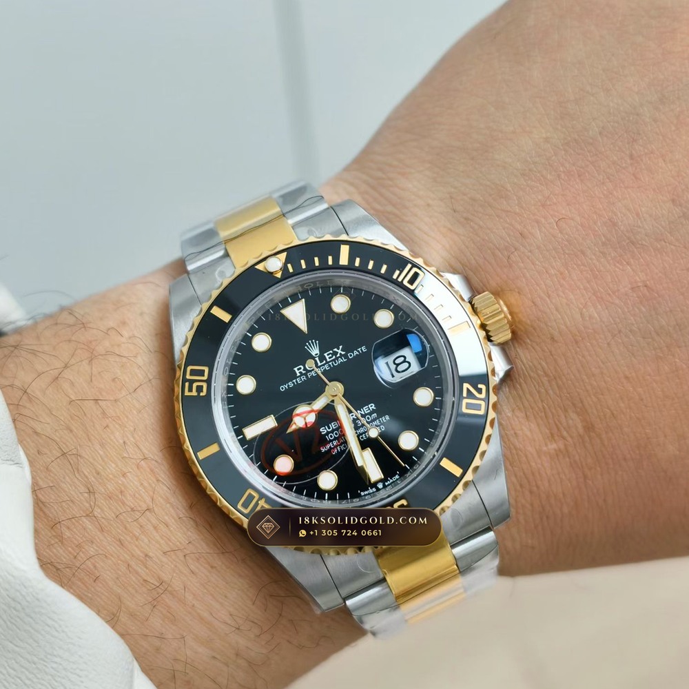 Rolex Submariner Date Reference 126613LN — Salon Edition — Studio Gallery Plate VIII in 18K Gold & 904L Oystersteel Rolesor (174.6g Verified Mass, Rolex Manufacture Cal. 3235 - 70h Power Reserve)