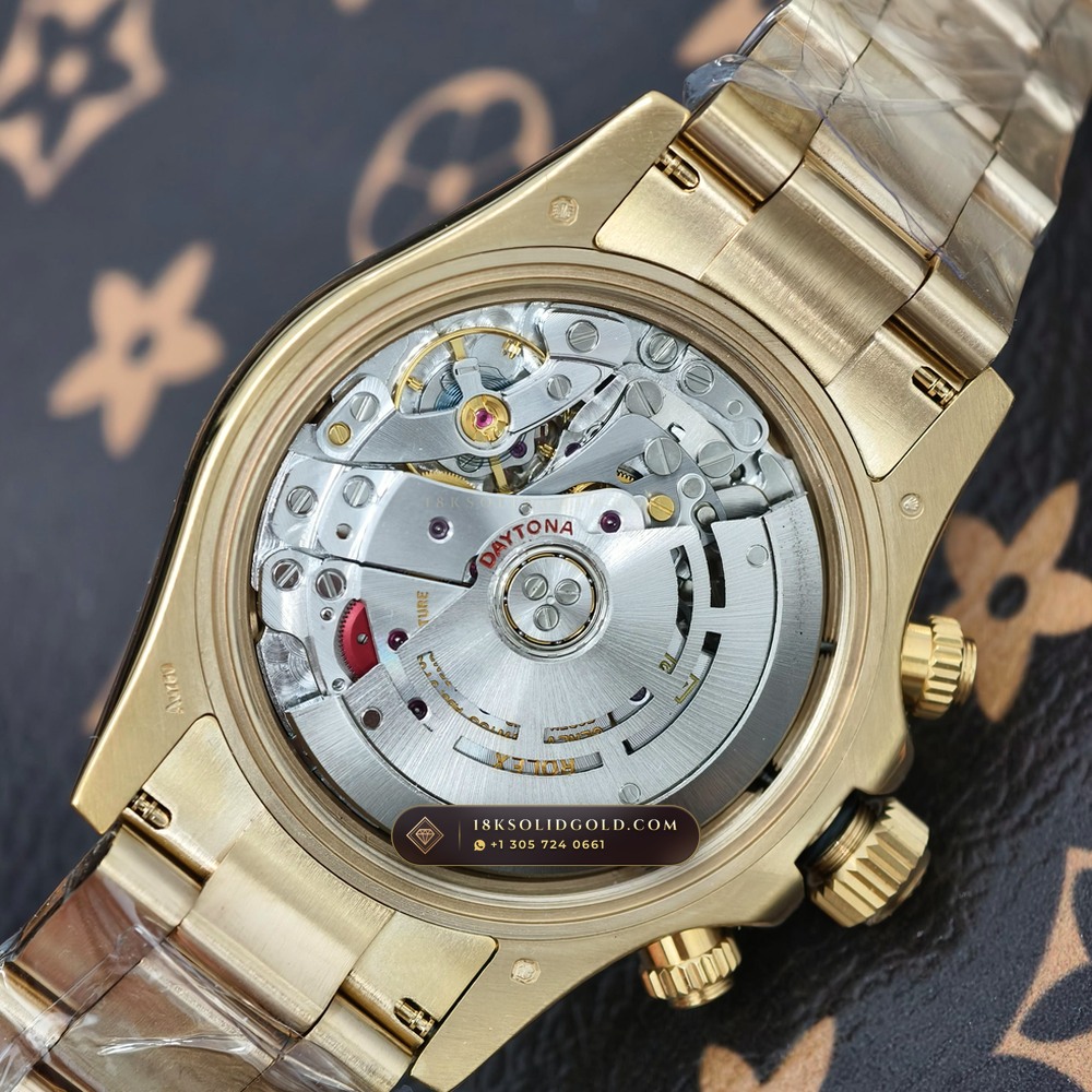 Rolex Cosmograph Daytona John Mayer Emerald Green Dial 18K Yellow Gold Reference 116508 — Hallmarked Edition — Studio Gallery Plate X in 18K Yellow Gold Au750 (216.5g Verified Mass, Rolex Manufacture Cal. 4130 - 72h Power Reserve)