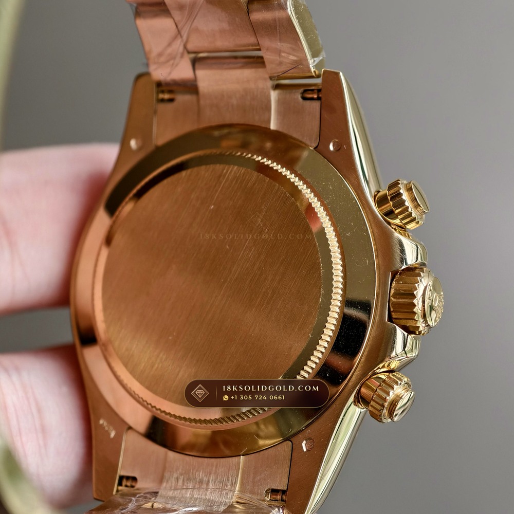 Rolex Cosmograph Daytona John Mayer Emerald Green Dial 18K Yellow Gold Reference 116508 — Hallmarked Edition — Studio Gallery Plate VII in 18K Yellow Gold Au750 (216.5g Verified Mass, Rolex Manufacture Cal. 4130 - 72h Power Reserve)