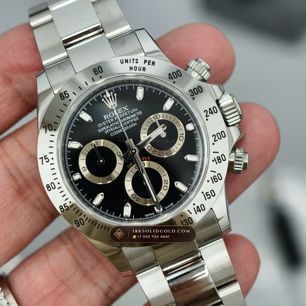 Rolex Cosmograph Daytona Chronometer Regulated Spec Reference 116520 — Salon Edition angle 2
