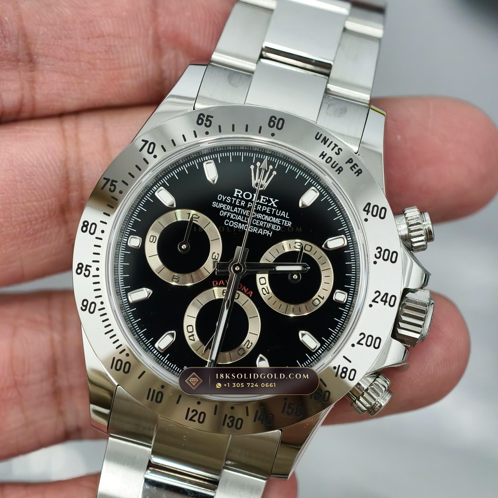 Rolex Cosmograph Daytona Chronometer Regulated Spec Reference 116520 — Salon Edition angle 3