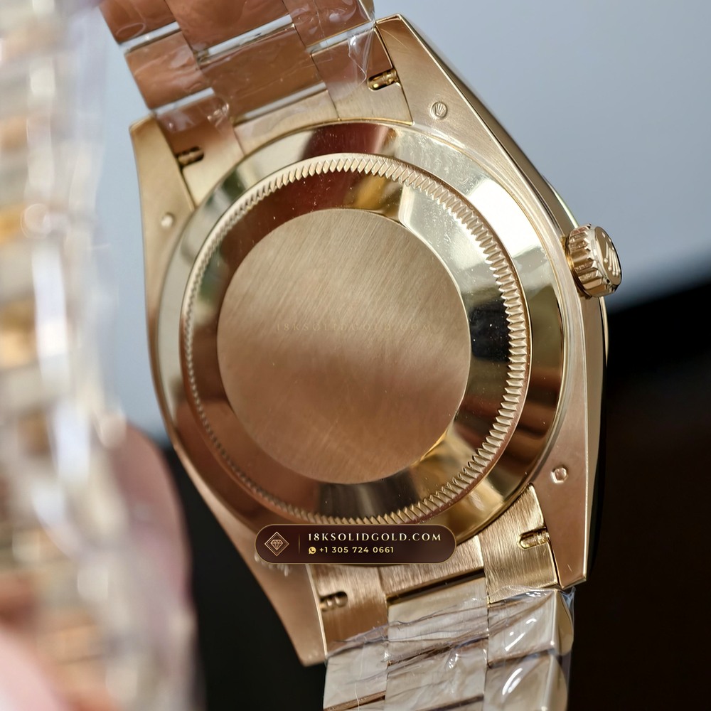 Rolex Day-Date 40 18K Yellow Gold Geneva Atelier Spec Reference 228238 — Hallmarked Edition — Studio Gallery Plate VII in 18K Yellow Gold Au750 (210.9g Verified Mass, Rolex Manufacture Cal. 3255 - 70h Power Reserve)
