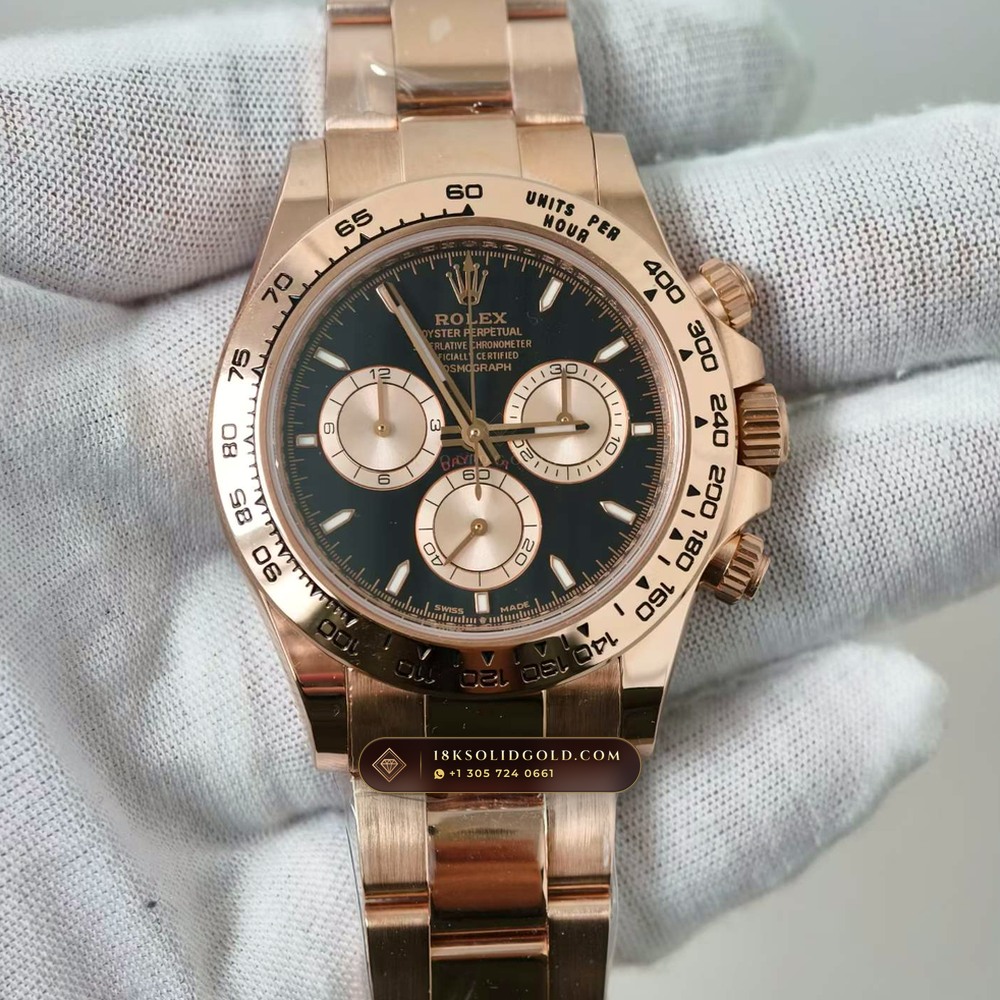 Rolex Cosmograph Daytona 18K Everose Gold Geneva Atelier Spec Reference 126505 — Hallmarked Edition
