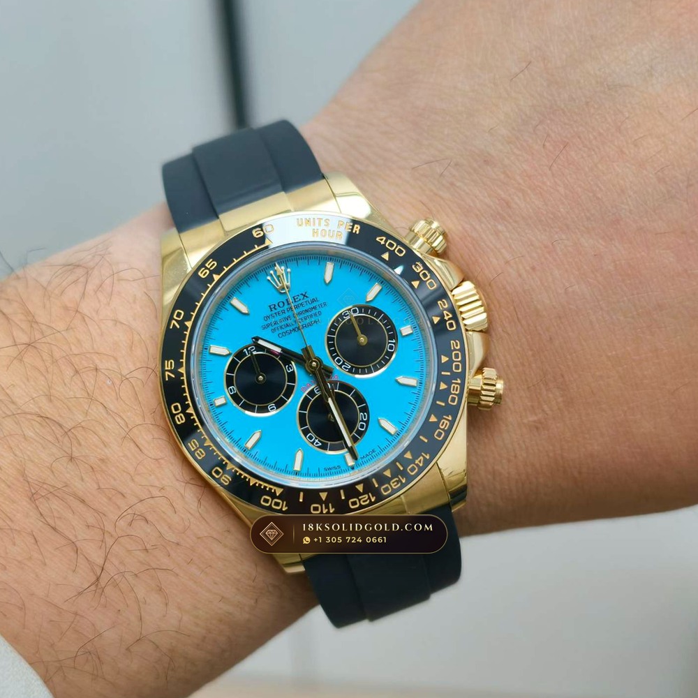 Rolex Cosmograph Daytona 18K Yellow Gold Geneva Atelier Spec Reference 126518LN — Hallmarked Edition — Studio Gallery Plate VIII in 18K Yellow Gold Au750 (160.4g Verified Mass, Rolex Manufacture Cal. 4131 - 72h Power Reserve)