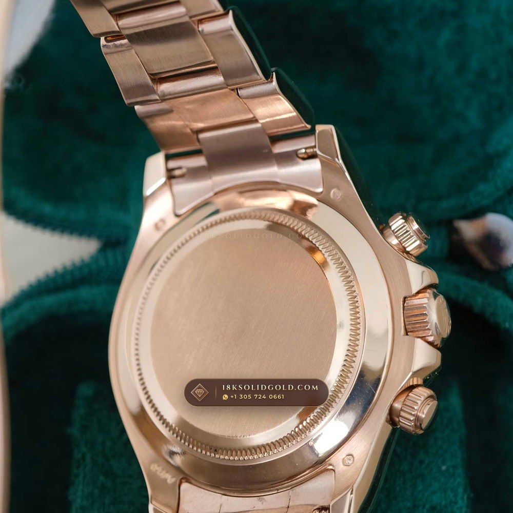 Rolex Cosmograph Daytona Gibeon Meteorite Dial 18K Everose Gold Reference 116505 — Hallmarked Edition — Studio Gallery Plate VIII in 18K Rose Gold Au750 (216.1g Verified Mass, Rolex Manufacture Cal. 4130 - 72h Power Reserve)