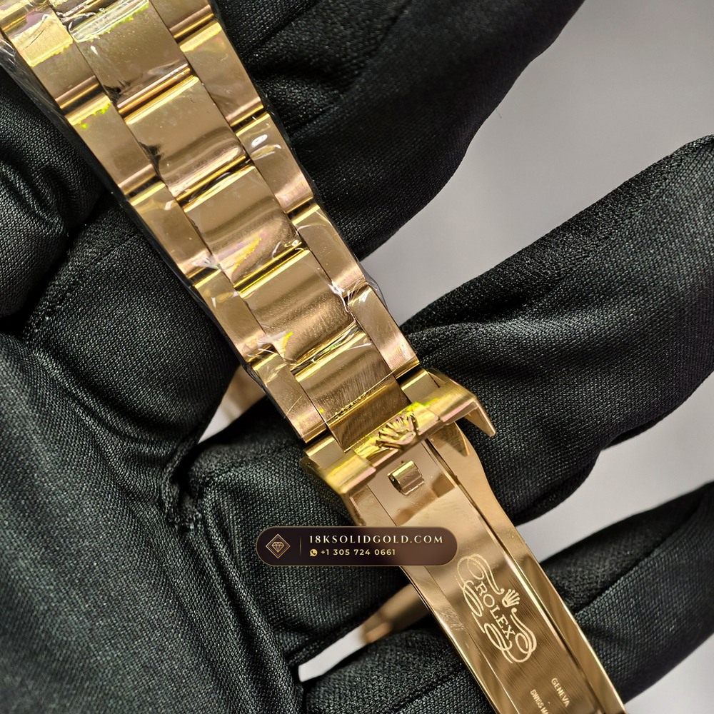 Rolex Cosmograph Daytona 18K Yellow Gold Reference 116598TBR — Hallmarked Edition — Studio Gallery Plate VII in 18K Yellow Gold Au750 (216.8g Verified Mass, Rolex Manufacture Cal. 4130 - 72h Power Reserve)