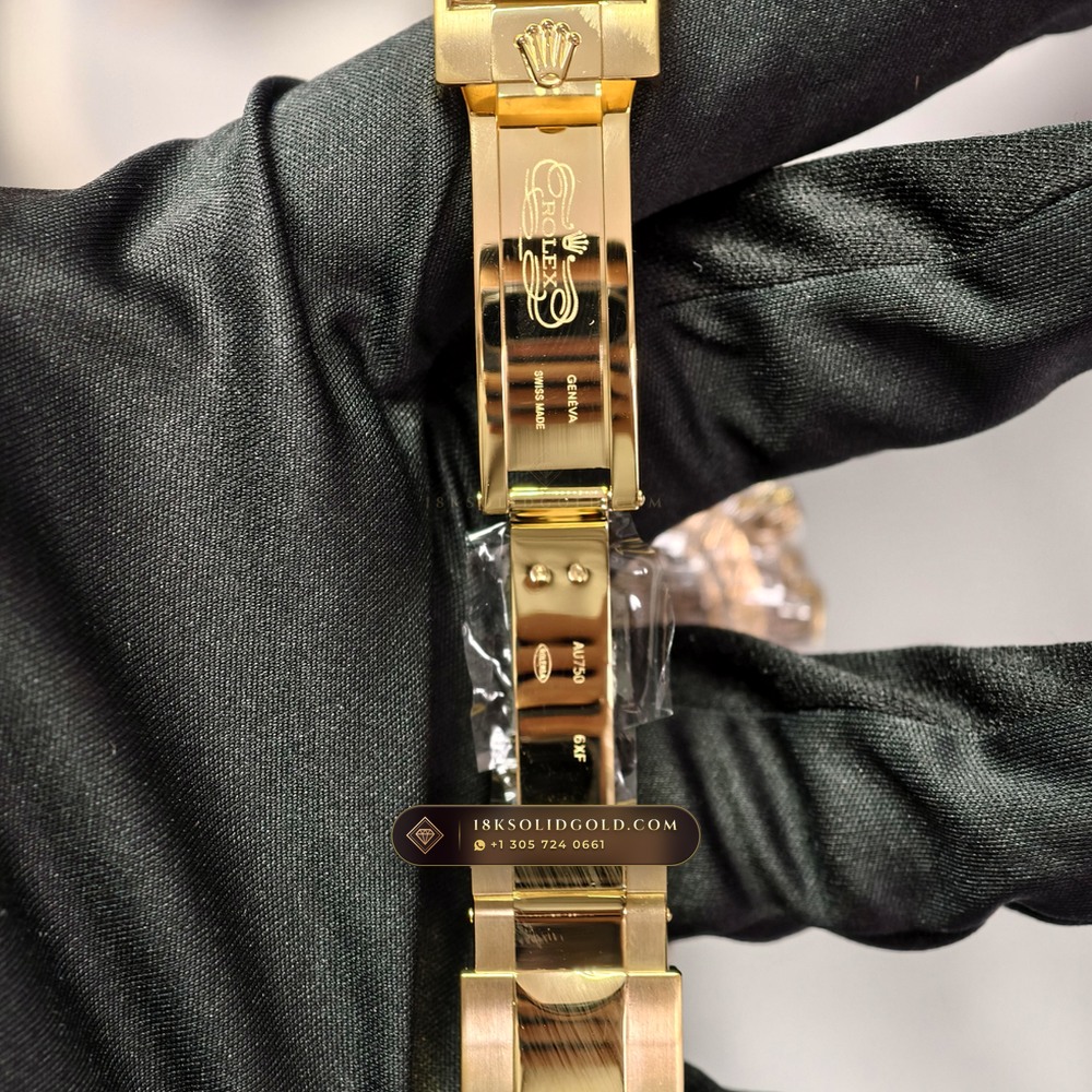 Rolex Cosmograph Daytona 18K Yellow Gold Reference 116598TBR — Hallmarked Edition — Studio Gallery Plate VIII in 18K Yellow Gold Au750 (216.8g Verified Mass, Rolex Manufacture Cal. 4130 - 72h Power Reserve)