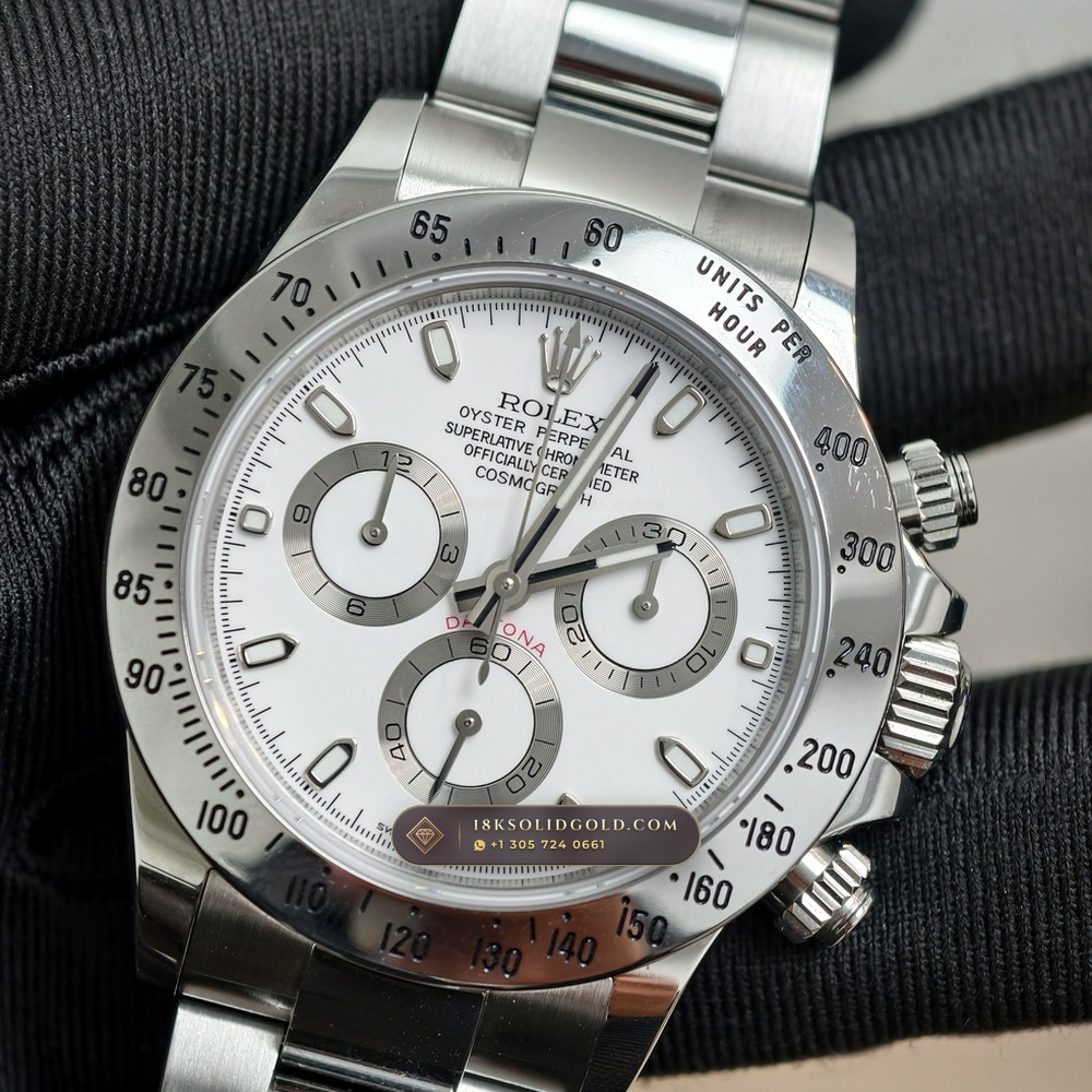 Rolex Cosmograph Daytona Hand-Chamfered Bevel Spec Reference 116520 — Salon Edition angle 2