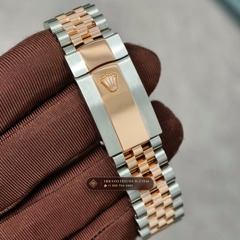 Rolex Datejust 41 Reference 126331 — Salon Edition — Studio Gallery Plate VIII in 18K Gold & 904L Oystersteel Rolesor (150.9g Verified Mass, Rolex Manufacture Cal. 3235 - 70h Power Reserve)