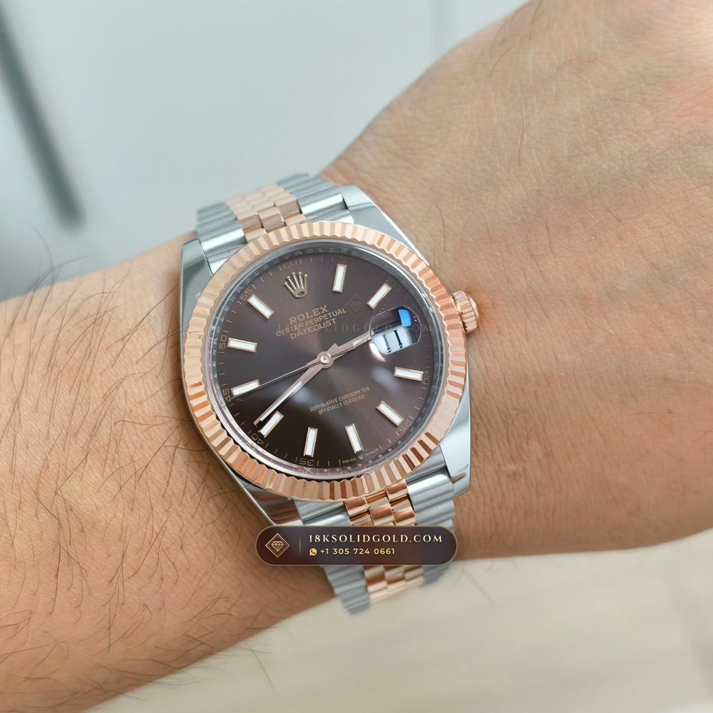 Rolex Datejust 41 Reference 126331 — Salon Edition — Studio Gallery Plate IX in 18K Gold & 904L Oystersteel Rolesor (150.9g Verified Mass, Rolex Manufacture Cal. 3235 - 70h Power Reserve)