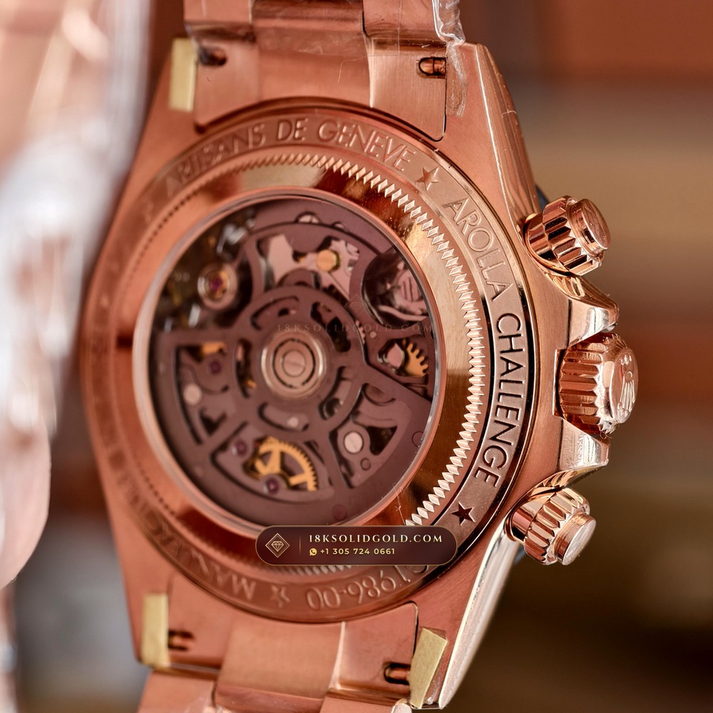 Rolex Cosmograph Daytona Artisans de Geneve Skeleton Edition Reference 116500LN — Salon Edition — Studio Gallery Plate VIII in Forged Carbon TPT & Titanium (143.5g Verified Mass, Rolex Manufacture Cal. 4130 - 72h Power Reserve)