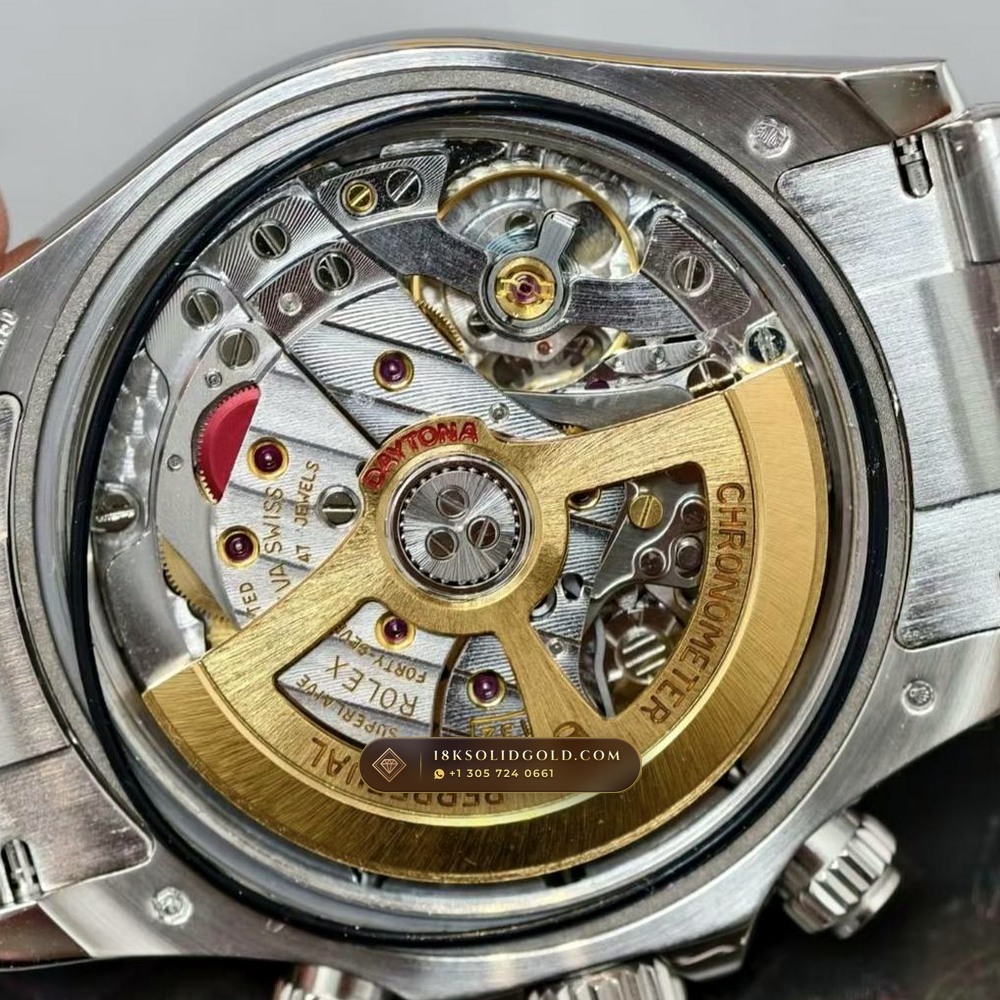 Rolex Cosmograph Daytona Le Mans 100th Anniversary 18K White Gold Free-Sprung Calibre Reference 126529LN — Hallmarked Edition — Studio Gallery Plate VII in 18K White Gold Au750 (216.7g Verified Mass, Rolex Manufacture Cal. 4132 - 24h Le Mans)