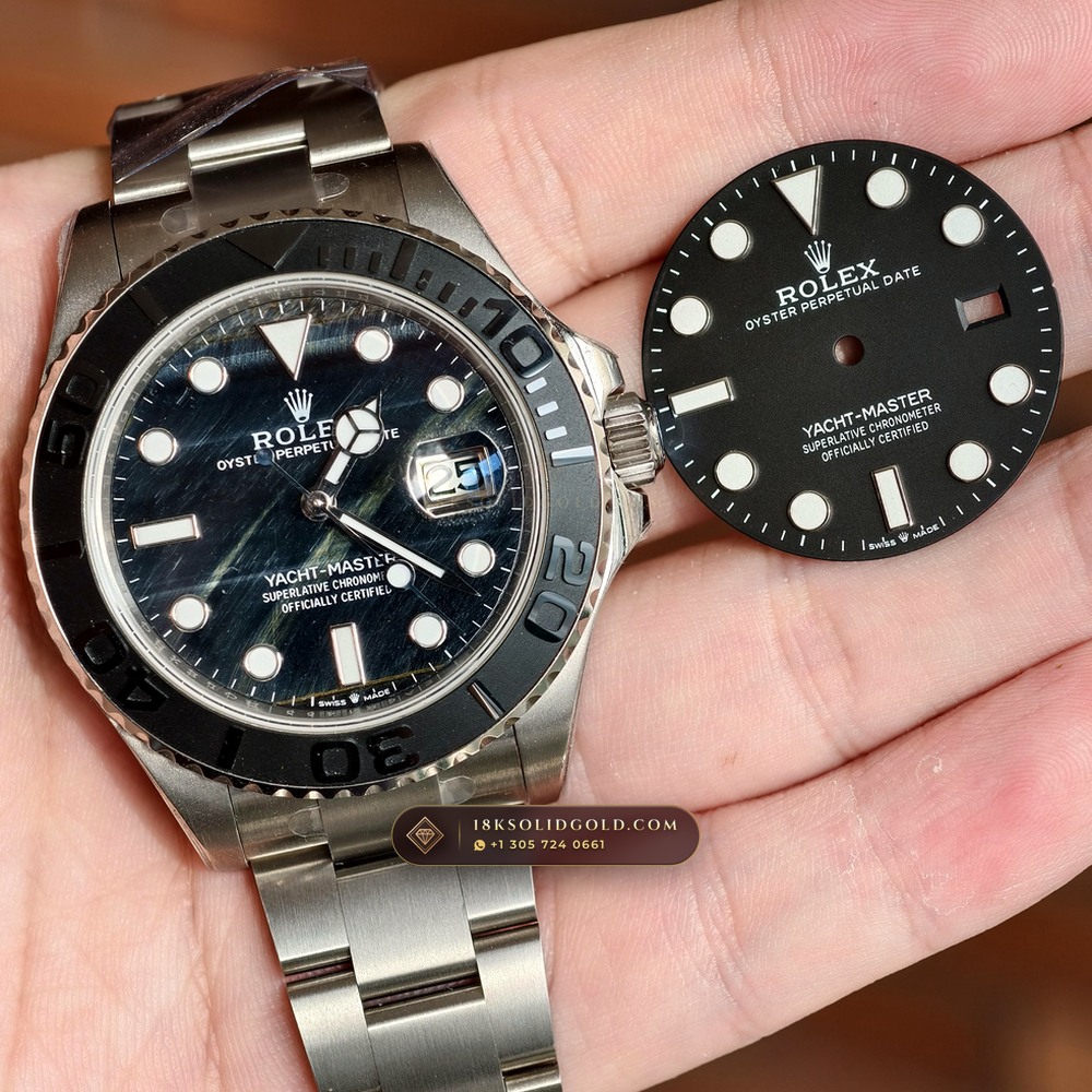 Rolex Yacht-Master 42 RLX Titanium Falcon Eye Stone Dial Reference 226627 — Salon Edition