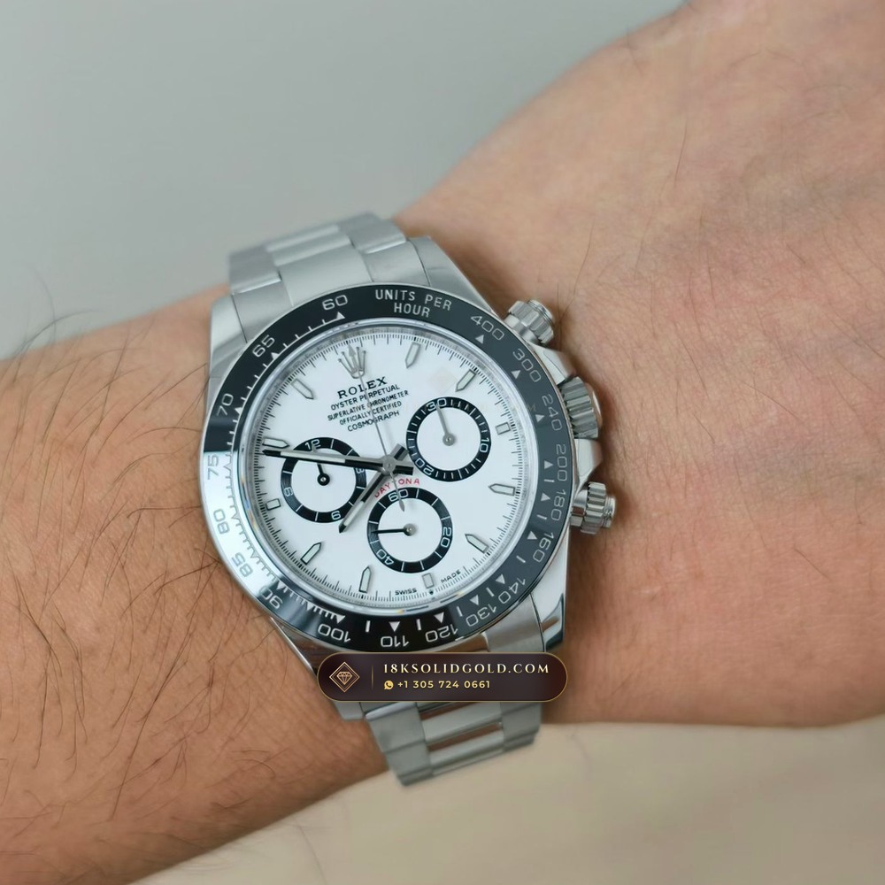 Rolex Cosmograph Daytona Reference 126500 — Salon Edition — Studio Gallery Plate IX in 904L Stainless Steel Custom Architecture (143.9g Verified Mass, Rolex Manufacture Cal. 4131 - 72h Power Reserve)