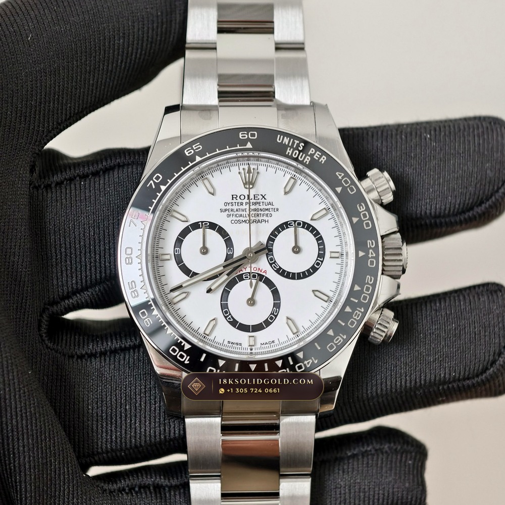 Rolex Cosmograph Daytona Custom SW Dial Reference 126500 — Salon Edition angle 2