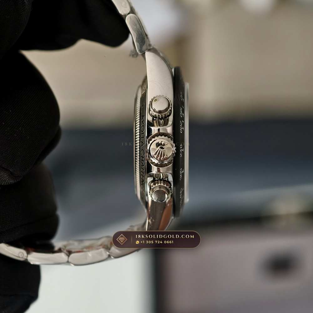 Rolex Cosmograph Daytona Artisans de Geneve Skeleton Edition Chronometer Regulated Spec Reference 116500LN — Salon Edition angle 3