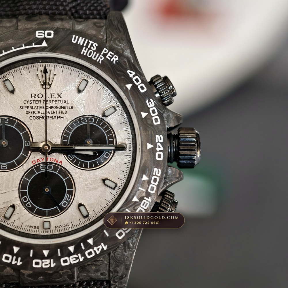 Rolex Cosmograph Daytona Gibeon Meteorite Dial Reference 116500LN — Salon Edition angle 3