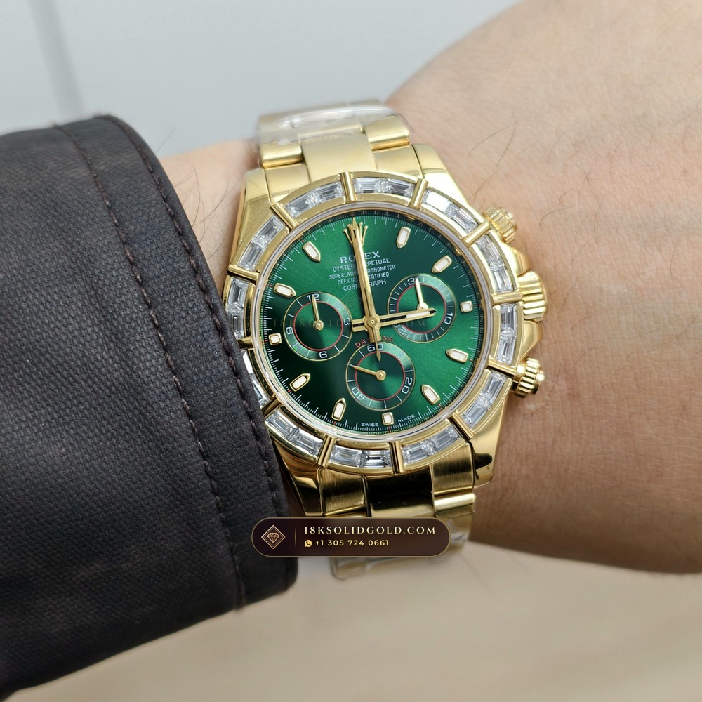 Rolex Cosmograph Daytona 18K Yellow Gold Reference 116568TBR — Hallmarked Edition — Studio Gallery Plate IX in 18K Yellow Gold Au750 (216.7g Verified Mass, Rolex Manufacture Cal. 4130 - 72h Power Reserve)