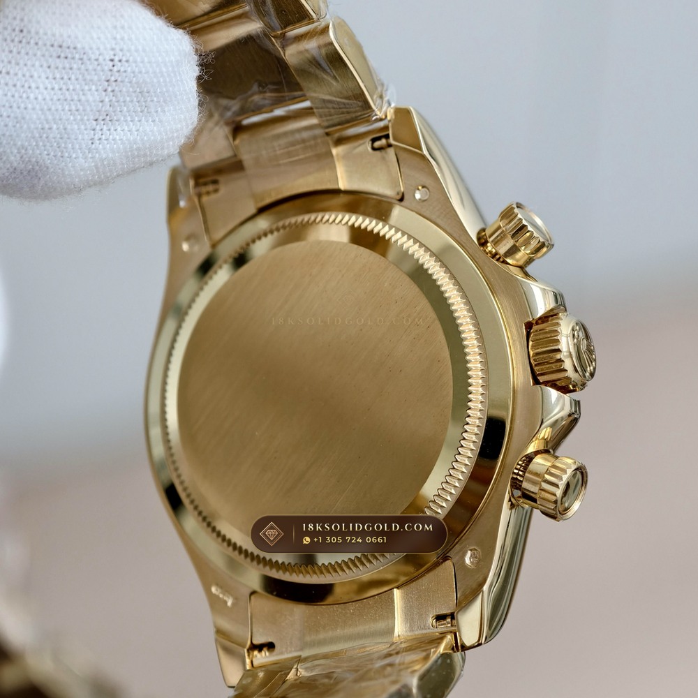 Rolex Cosmograph Daytona John Mayer Emerald Dial 18K Yellow Gold Reference 126508 — Hallmarked Edition — Studio Gallery Plate VII in 18K Yellow Gold Au750 (216.8g Verified Mass, Rolex Manufacture Cal. 4131 - 72h Power Reserve)