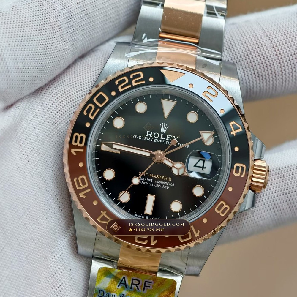 Rolex GMT-Master II Reference 126711CHNR — Salon Edition angle 2