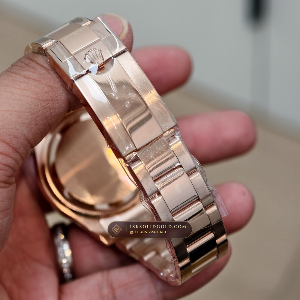 Rolex Cosmograph Daytona Starry Sky Dial 18K Everose Gold Reference 126505 — Hallmarked Edition — Studio Gallery Plate VII in 18K Rose Gold Au750 (216.3g Verified Mass, Rolex Manufacture Cal. 4131 - 72h Power Reserve)