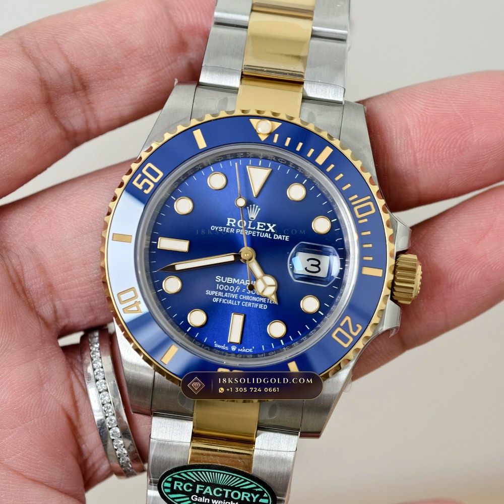 Rolex Submariner Date Chronometer Regulated Spec Reference 126613LB — Salon Edition angle 2