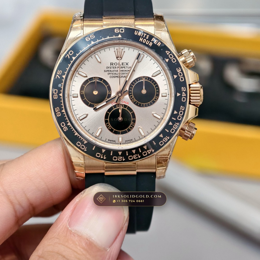 Rolex Cosmograph Daytona 18K Everose Gold Sapphire Caseback Spec Reference 126515LN — Hallmarked Edition