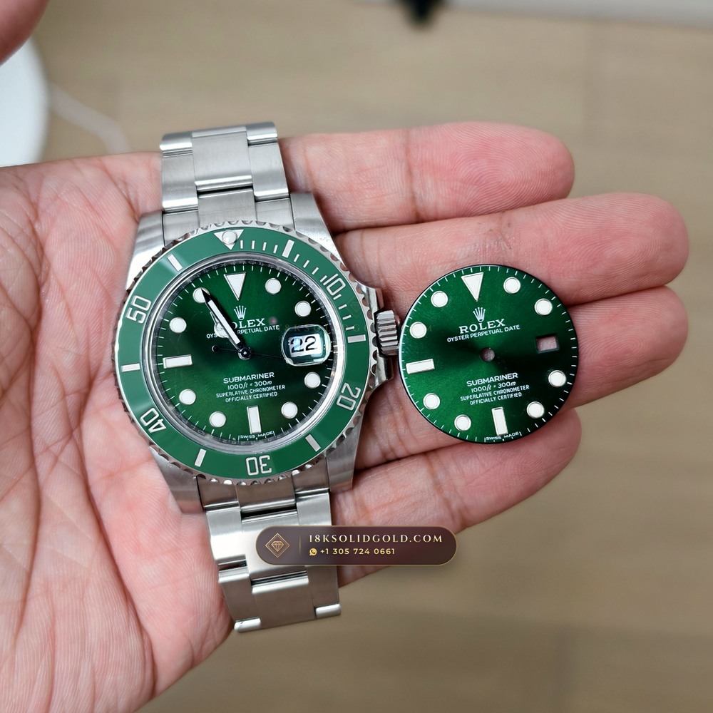 Rolex Submariner Date Hulk Sunburst Green Dial Reference 116610LV — Salon Edition