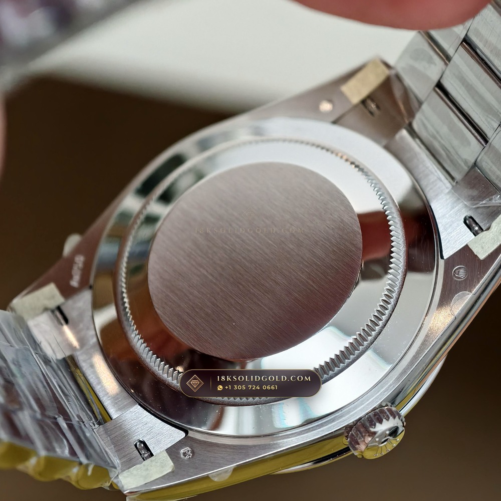 Rolex Day-Date 40 950 Platinum Geneva Atelier Spec Reference 228236 — Hallmarked Edition — Studio Gallery Plate VIII in 950 Platinum Pt950 (280.1g Verified Mass, Rolex Manufacture Cal. 3255 - 70h Power Reserve)