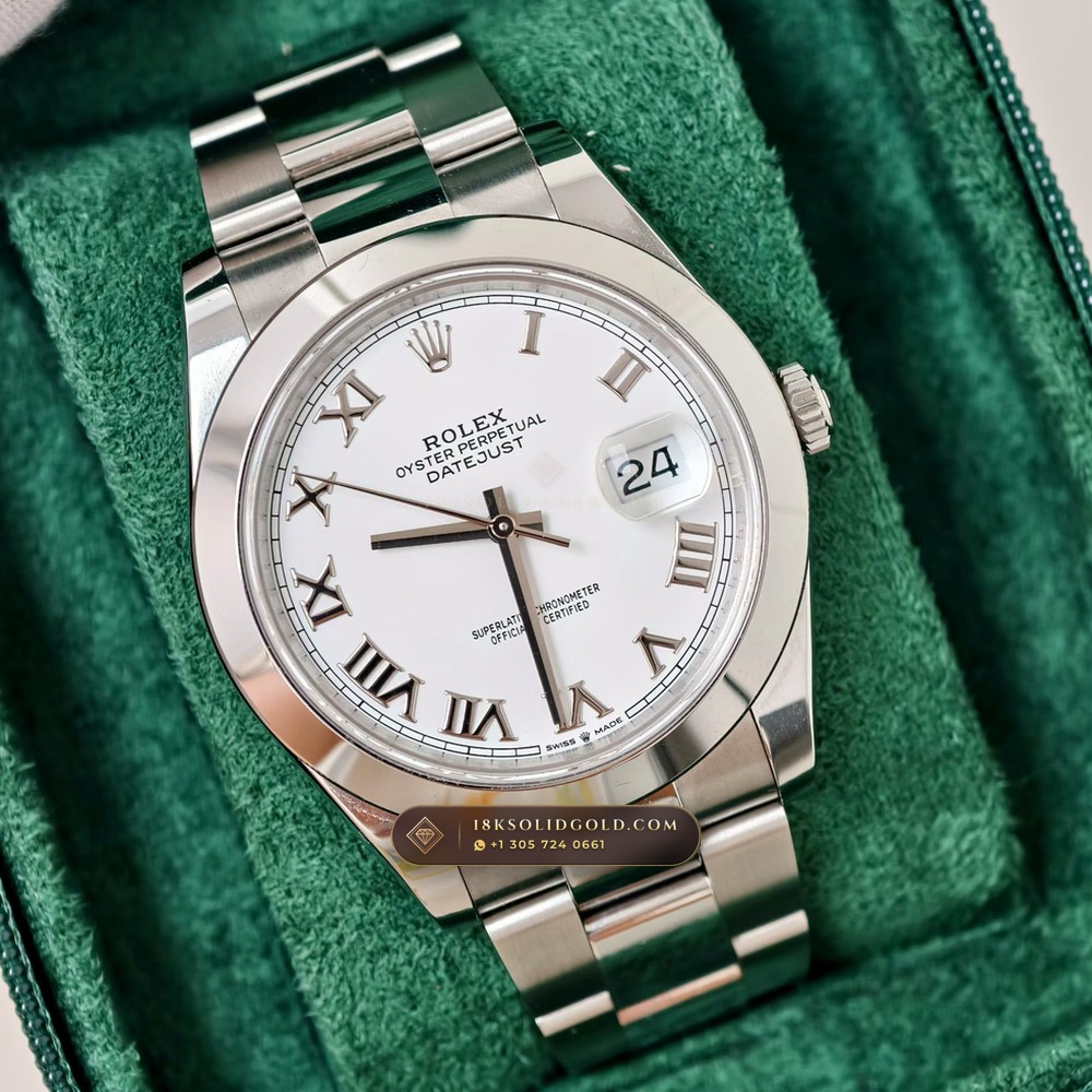 Rolex Datejust 41 Authentic OEM Dial Reference 126300 — Salon Edition angle 2