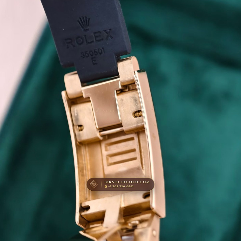 Rolex Cosmograph Daytona 18K Yellow Gold 5-Axis CNC Case Reference 126518LN — Hallmarked Edition — Studio Gallery Plate VII in 18K Yellow Gold Au750 (160.3g Verified Mass, Rolex Manufacture Cal. 4131 - 72h Power Reserve)