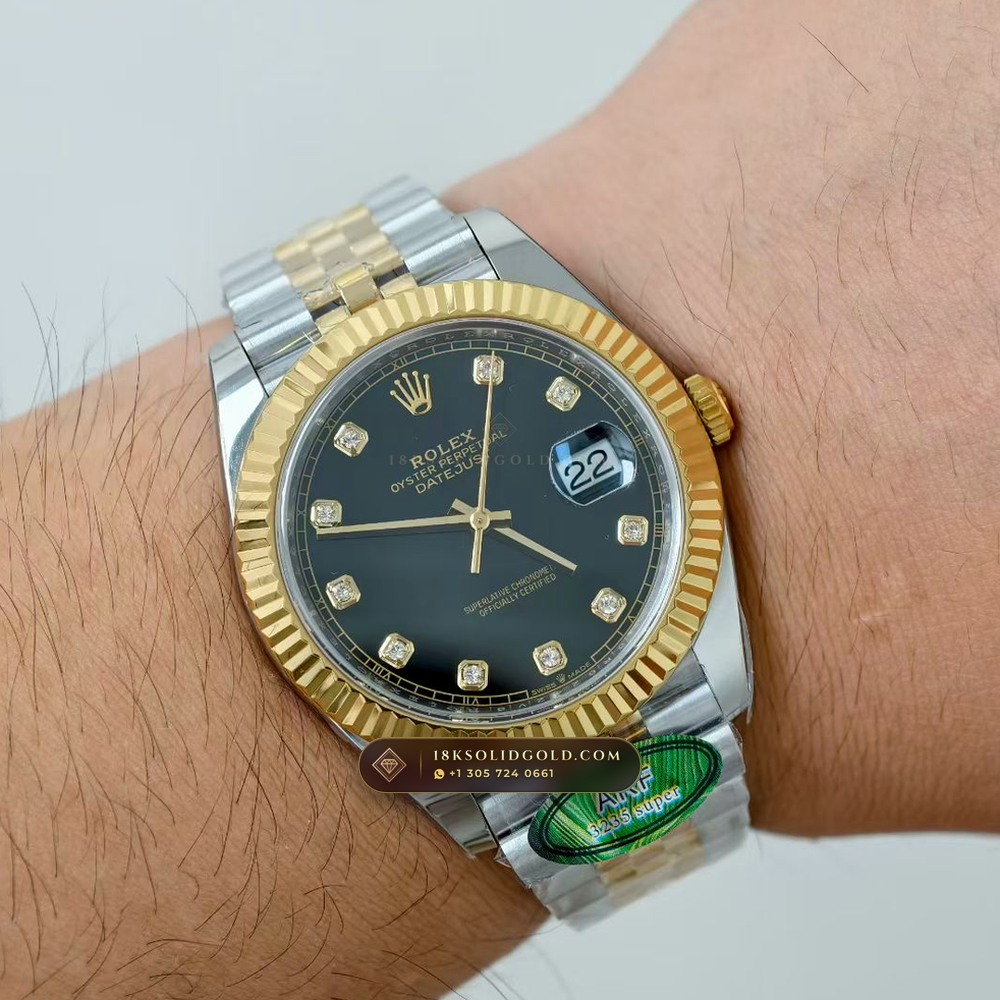Rolex Datejust 41 Hand-Chamfered Bevel Spec Reference 126331 — Salon Edition — Studio Gallery Plate VIII in 18K Gold & 904L Oystersteel Rolesor (150.1g Verified Mass, Rolex Manufacture Cal. 3235 - 70h Power Reserve)