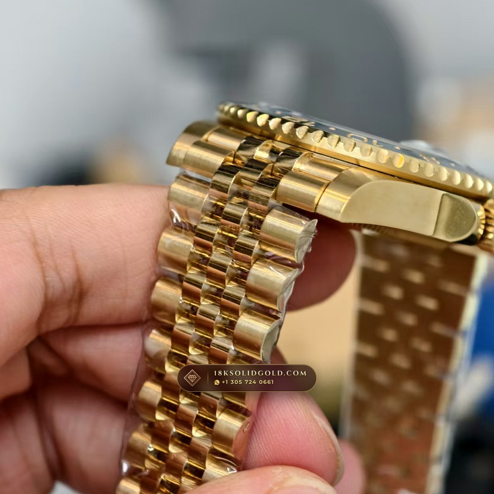 Rolex GMT-Master II Guinness / Zombie Grey & Black Cerachrom 18K Yellow Gold Reference 126718GRNR — Hallmarked Edition — Studio Gallery Plate VII in 18K Yellow Gold Au750 (225.8g Verified Mass, Rolex Manufacture Cal. 3285 - 70h Power Reserve)