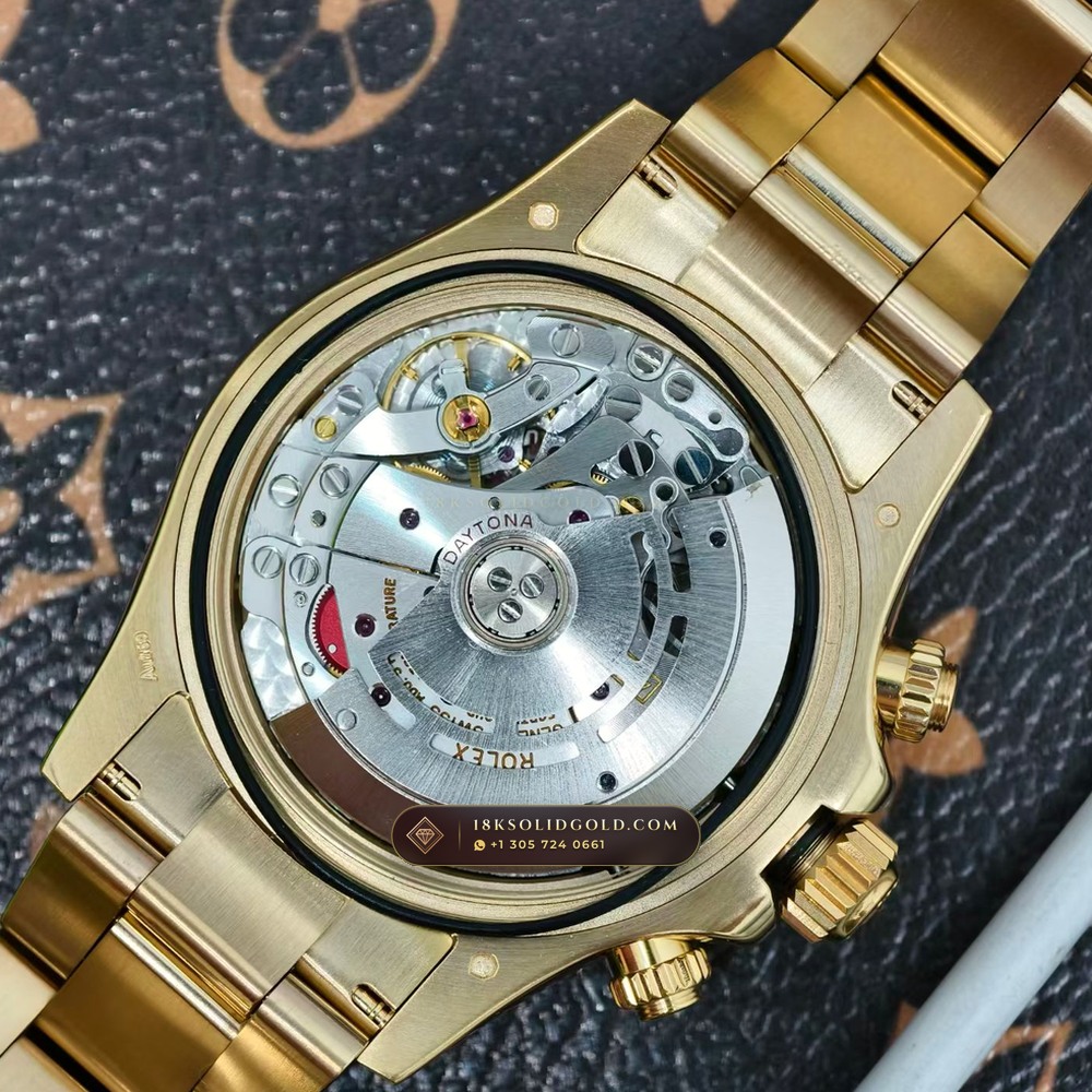 Rolex Cosmograph Daytona John Mayer Emerald Dial 18K Yellow Gold Reference 116508 — Hallmarked Edition — Studio Gallery Plate VII in 18K Yellow Gold Au750 (216.7g Verified Mass, Rolex Manufacture Cal. 4130 - 72h Power Reserve)