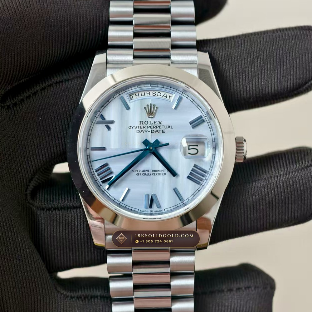 Rolex Day-Date 40 950 Platinum Reference 228206 — Hallmarked Edition