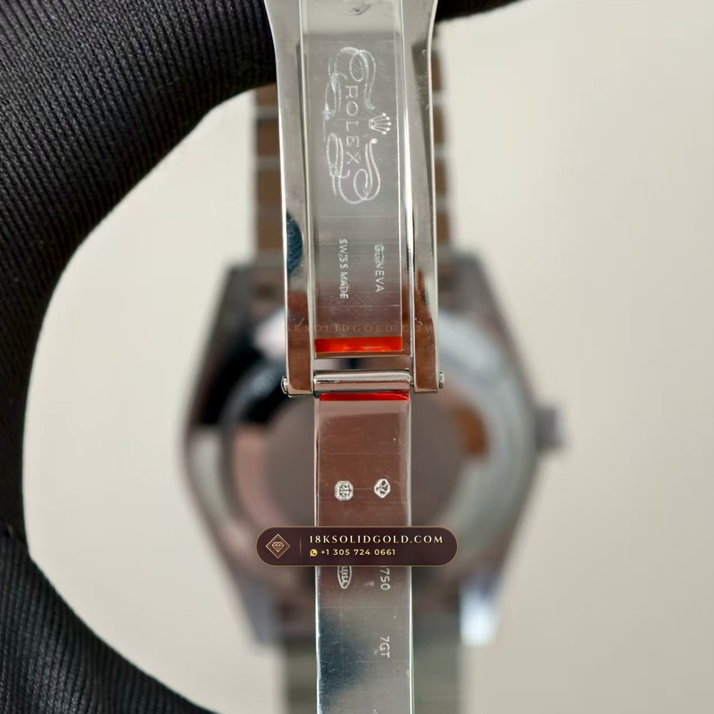 Rolex Day-Date 40 950 Platinum Reference 228206 — Hallmarked Edition — Studio Gallery Plate VII in 950 Platinum Pt950 (280.4g Verified Mass, Rolex Manufacture Cal. 3255 - 70h Power Reserve)