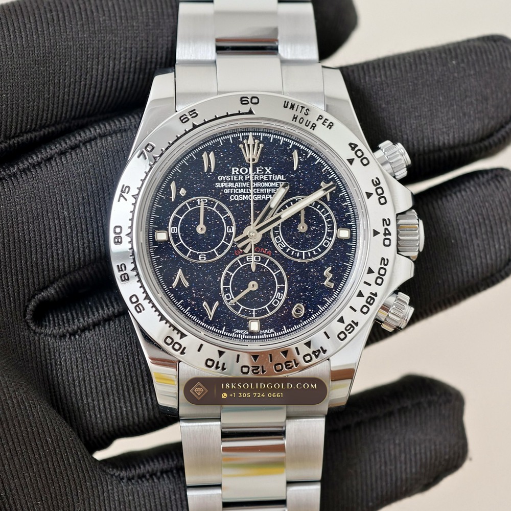 Rolex Cosmograph Daytona Starry Sky Dial 18K White Gold Reference 126509 — Hallmarked Edition