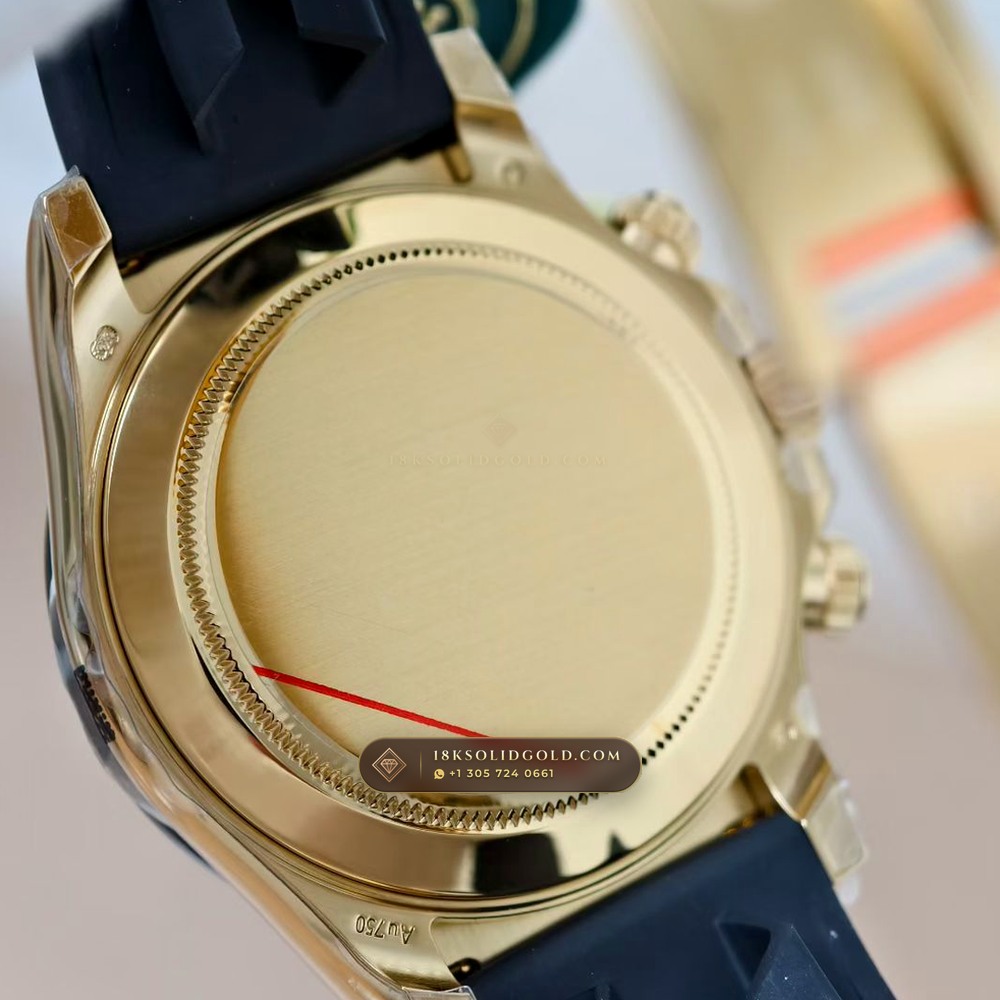Rolex Cosmograph Daytona 18K Yellow Gold Geneva Atelier Spec Reference 116518LN — Hallmarked Edition — Studio Gallery Plate VII in 18K Yellow Gold Au750 (160.7g Verified Mass, Rolex Manufacture Cal. 4130 - 72h Power Reserve)
