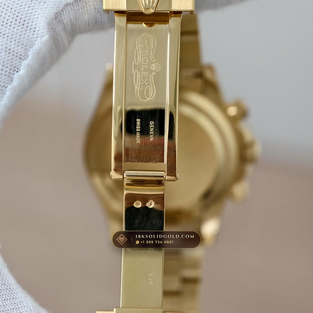 Rolex Cosmograph Daytona 18K Yellow Gold Geneva Atelier Spec Reference 126508 — Hallmarked Edition — Studio Gallery Plate VII in 18K Yellow Gold Au750 (220.0g Verified Mass, Rolex Manufacture Cal. 4131 - 72h Power Reserve)