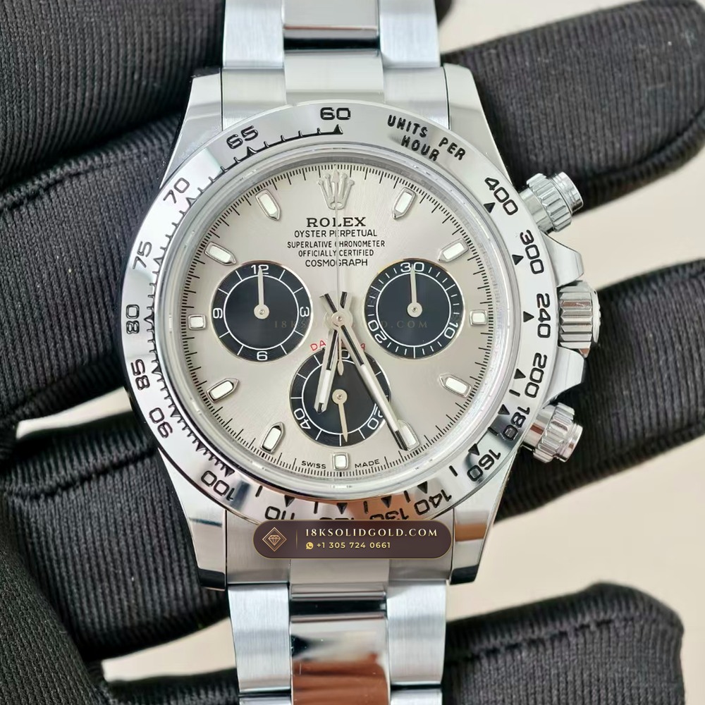 Rolex Cosmograph Daytona 18K White Gold Reference 116509 — Hallmarked Edition