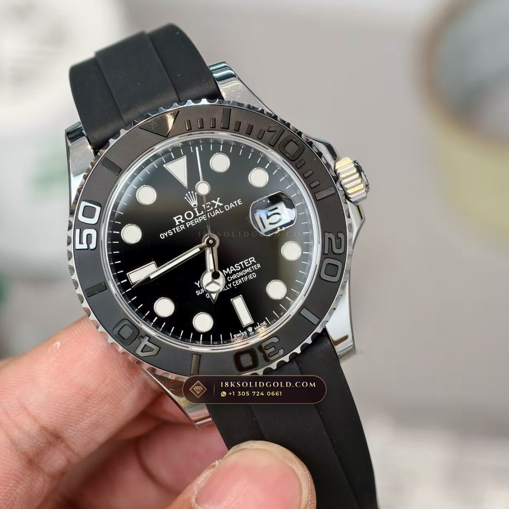 Rolex Yacht-Master 42 18K White Gold Reference 226659 — Hallmarked Edition angle 2