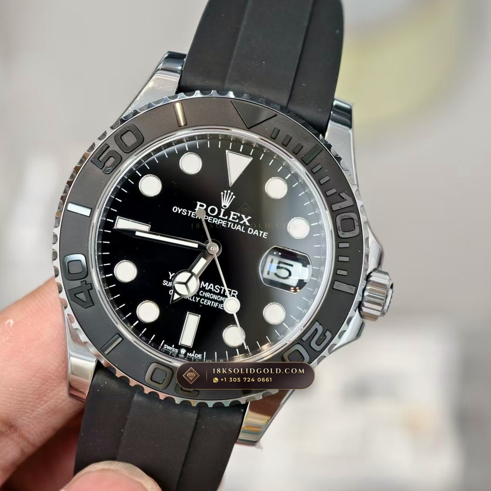 Rolex Yacht-Master 42 18K White Gold Reference 226659 — Hallmarked Edition angle 3