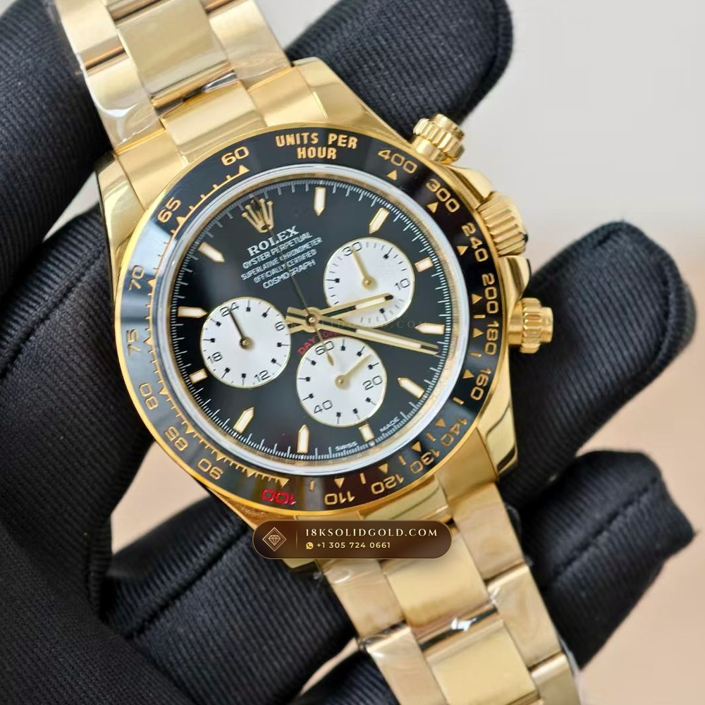 Rolex Cosmograph Daytona Le Mans 100th Anniversary 18K Yellow Gold Reference 126528LN — Hallmarked Edition angle 2