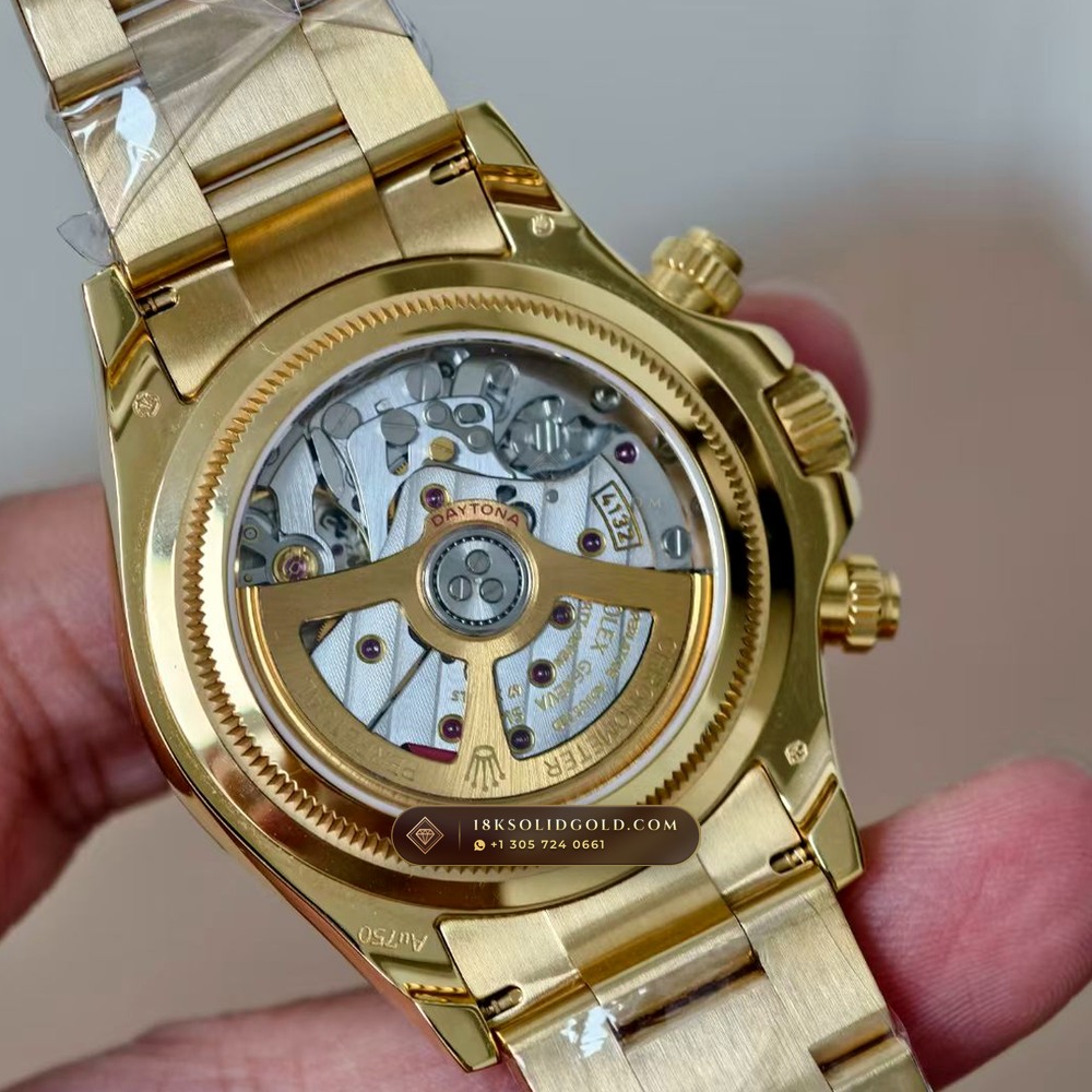 Rolex Cosmograph Daytona Le Mans 100th Anniversary 18K Yellow Gold Reference 126528LN — Hallmarked Edition — Studio Gallery Plate VII in 18K Yellow Gold Au750 (216.9g Verified Mass, Rolex Manufacture Cal. 4132 - 24h Le Mans)