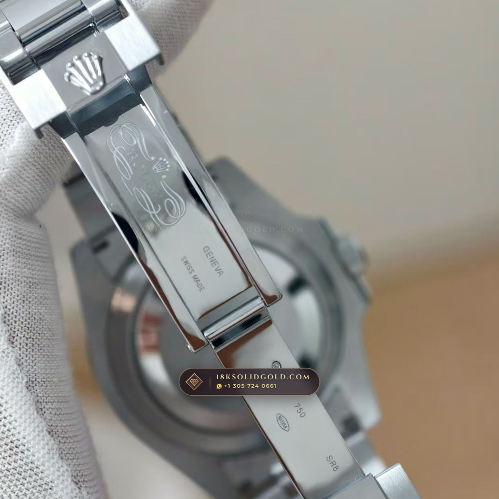 Rolex Submariner Date Graduated Royal Blue Sunburst Dial 18K White Gold Reference 126619LB — Hallmarked Edition — Studio Gallery Plate VIII in 18K White Gold Au750 (227.4g Verified Mass, Rolex Manufacture Cal. 3235 - 70h Power Reserve)