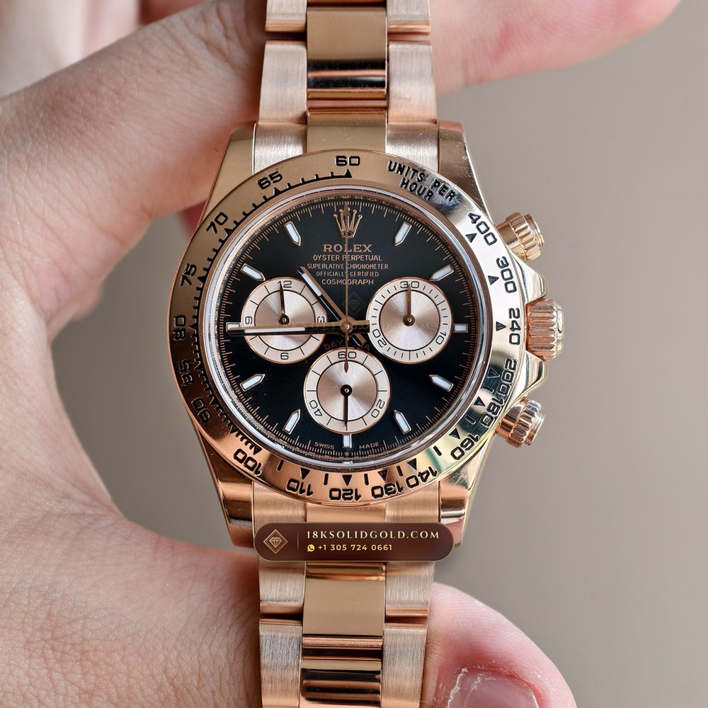 Rolex Cosmograph Daytona 18K Everose Gold Reference 126505 — Hallmarked Edition