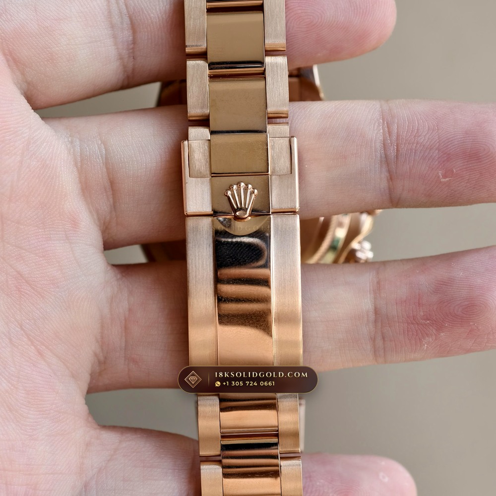 Rolex Cosmograph Daytona 18K Everose Gold Reference 126505 — Hallmarked Edition — Studio Gallery Plate VII in 18K Rose Gold Au750 (216.8g Verified Mass, Rolex Manufacture Cal. 4131 - 72h Power Reserve)
